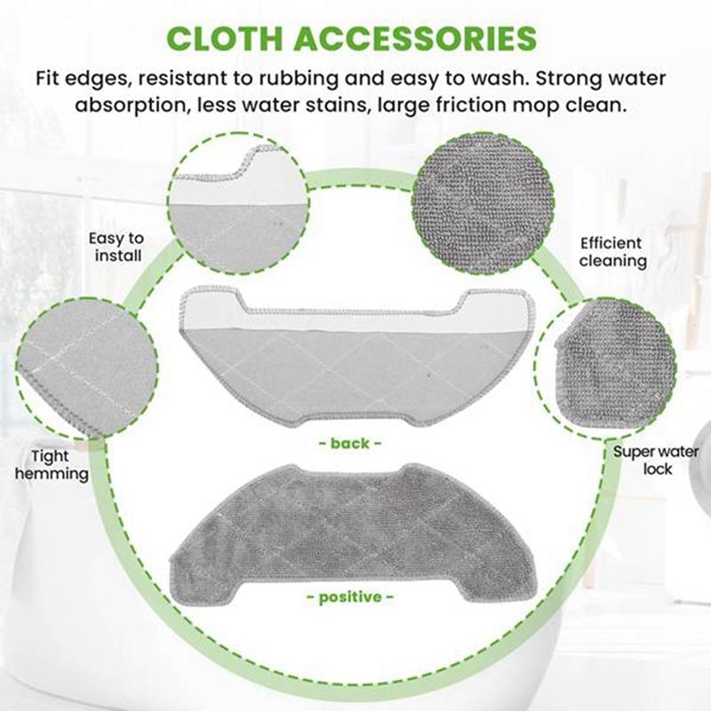 Compatible For AIRROBO P30 Robot Vacuum Cleaner Main Side Brush Hepa Filter Accessories Repalcement Spare Parts