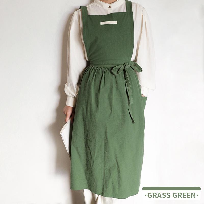 

Хлопковый фартук для женщин, горячо продаваемый - Дышащий и стильный для кухни, цветочного магазина или пекарни