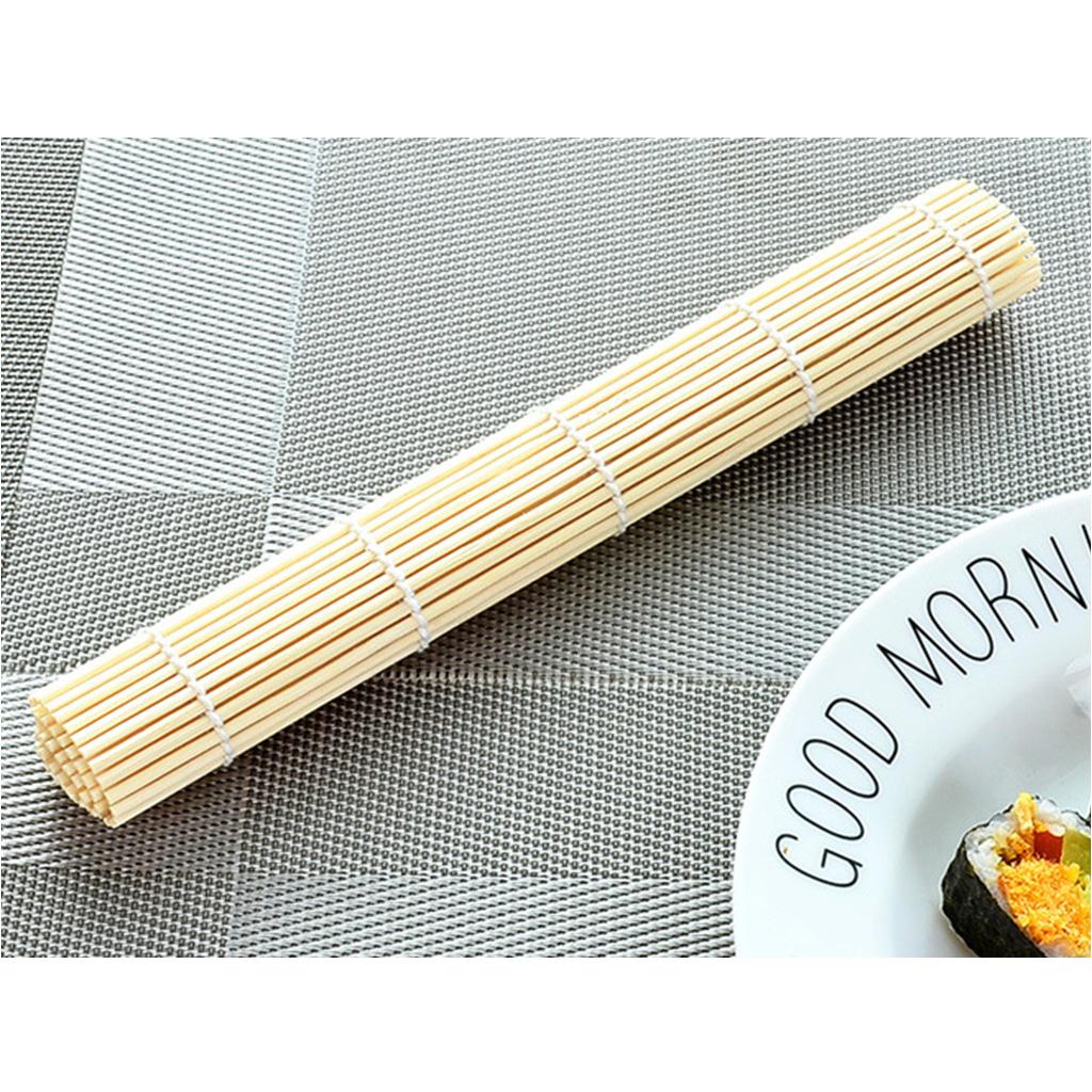 Hähnchen-Rolle Handmacher Küche Japanische Sushi-Maker Werkzeuge Sushi-Roller Bambus Sushi-Rollmatte Maker Quadratisch Langlebig