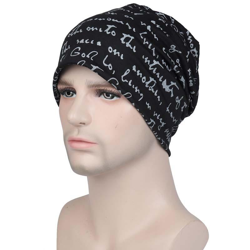 Hip Hop Letter Knit Beanie With Breathable Polyester For Adults Spring Autumn Wear