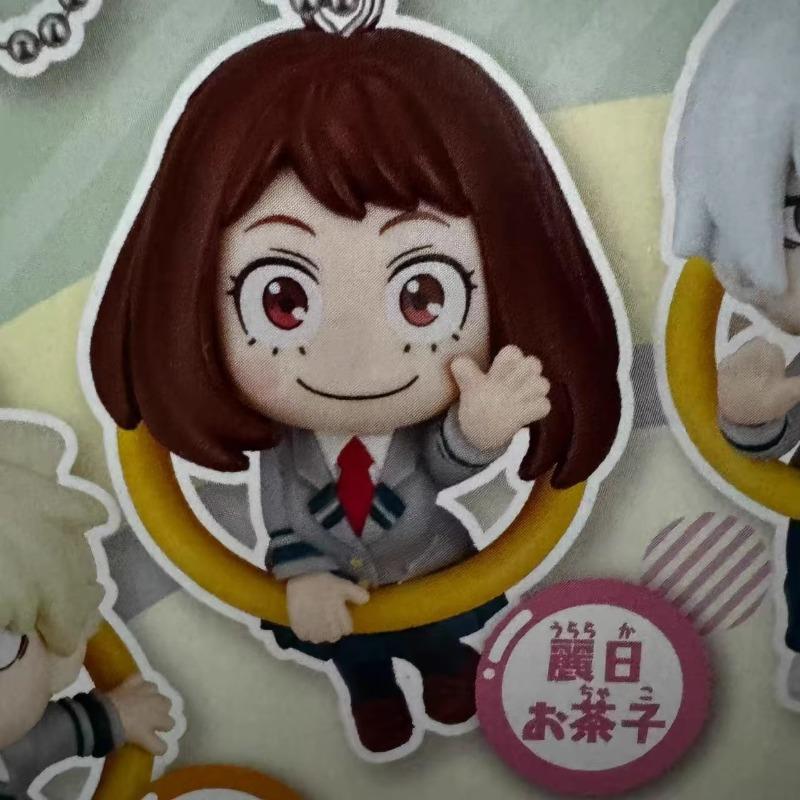 

My Hero Academia Gashapon Toys Ochaco Uraraka Todoroki Shoto Bakugou Katsuki Anime Q Version Figure Model Pendant Playthings 4cm