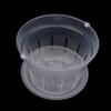 1Pc Orchid Pots With Plastic Tray Nursery Planter Planting Clear Holes Hydroponic Cup Container Plants Gardening Supplies