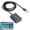 USB Audio Extractor Konverter für TV PC Laptop zu Optischem Spdif und 3,5mm Audio Adapter