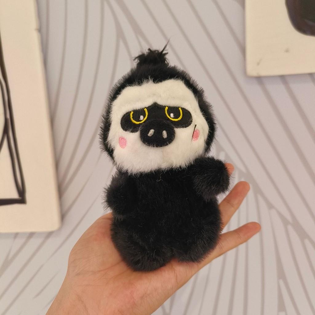 Fun Quirky And Plush Gorilla Keychain Unique Hanging Accessory For Bags And Purses