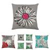 Elegant Waterproof Flower Printed Cushion Cover With Oilproof And Dustproof Features For Stylish Home Decor