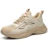 Steel Toe Safety Shoes Mens Lightweight Breathable Puncture Proof Light Sneaker Security Protection Indestructible Work Shoes