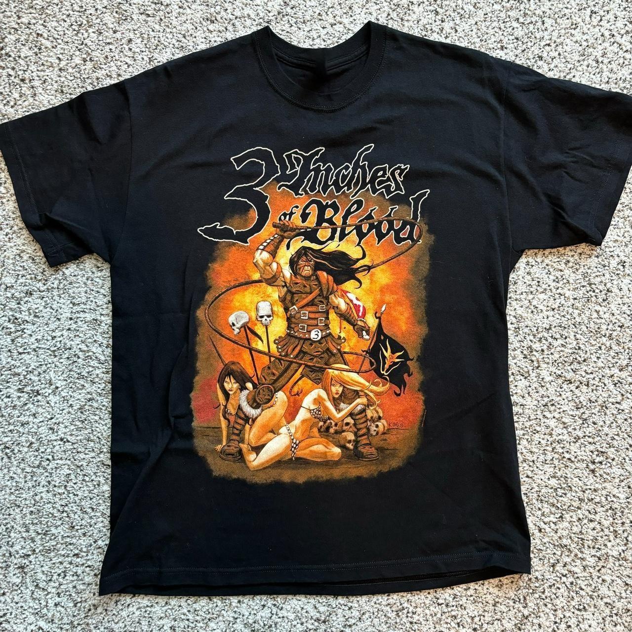 3 Inches Of Blood Band Music T-shirt S to 5XL PA089 FREE SHIPPING XL