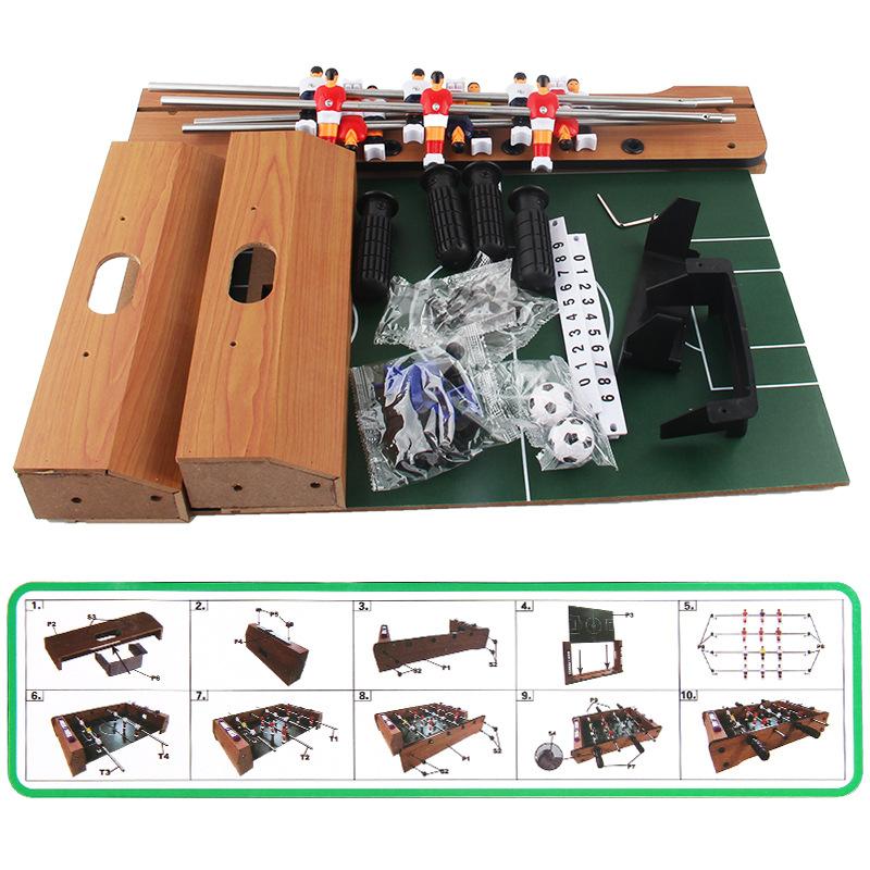 618B Football Table 50Cm Four Pole Football Machine Children'S Table Games Football Table Football Toys