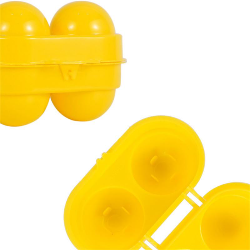 2 Fack Äggförvaringslåda Bärbar Utomhuscamping Picknick Ägglåda Kök Kylskåp Ägghållare Behållare Organizer Fodral