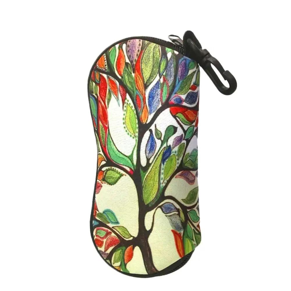 Diving Material Glasses Sunglasses Bag Protective Cover Zipper Wallet Myopia Glasses Case Eye Wear Accessories Anti Fall