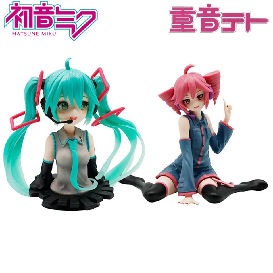 Topmix In Stock Joint Edition Kasane Teto Sitting Figure Hatsune Miku Series Virtual Idol Pvc Collectible Model Gift