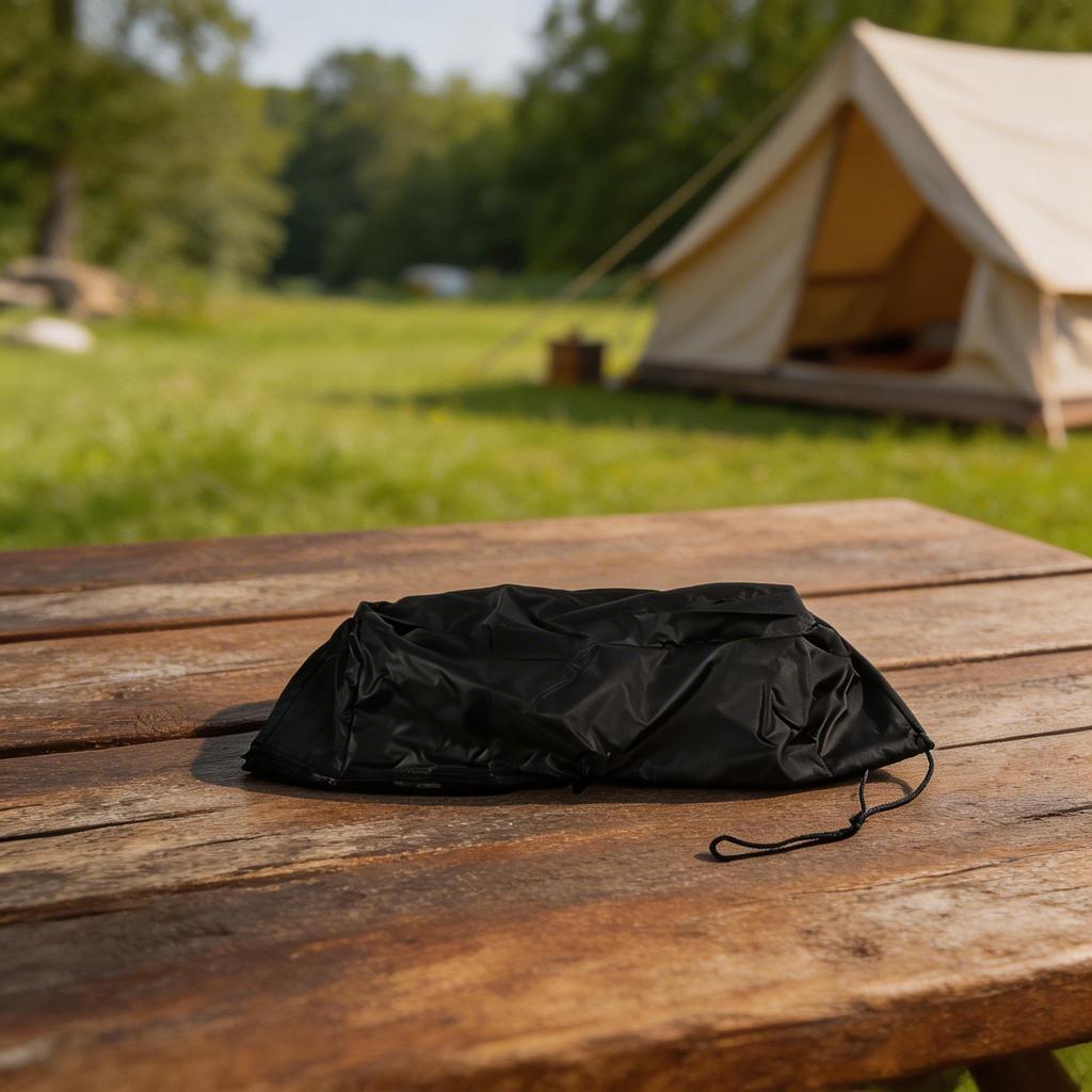 Outdoor Umbrella Base Cover with Waterproof Oxford Fabric and Reinforced Zipper Closure To Protect Against Rain Dust and Wind