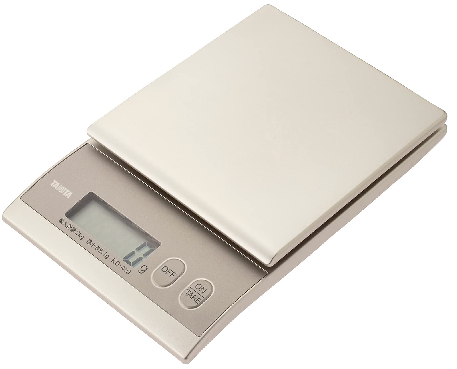 

Tanita Cooking Scale Kitchen Scale Cooking Digital 2kg 1g Units Gold KD-410-GD