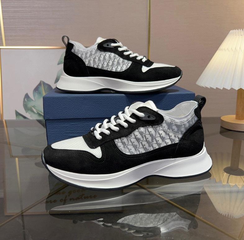 

Гуанчжоу Мужская обувь Тренд Низкий вырез D Повседневная обувь Буквы Дальнозоркая Вышивка Платформа Кроссовки на шнуровке. 42