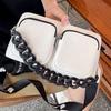 Luxury Designer Solid Color Crossbody Shoulder Bag for Women Leather Feminine Concise Messenger Bag