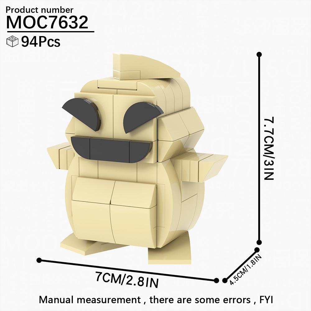 MOOXI New Halloween Horror Movie Games BrickHeadzed Children Toy MOC Brick Gift Assembly Model Kit For Adults Building Block Set