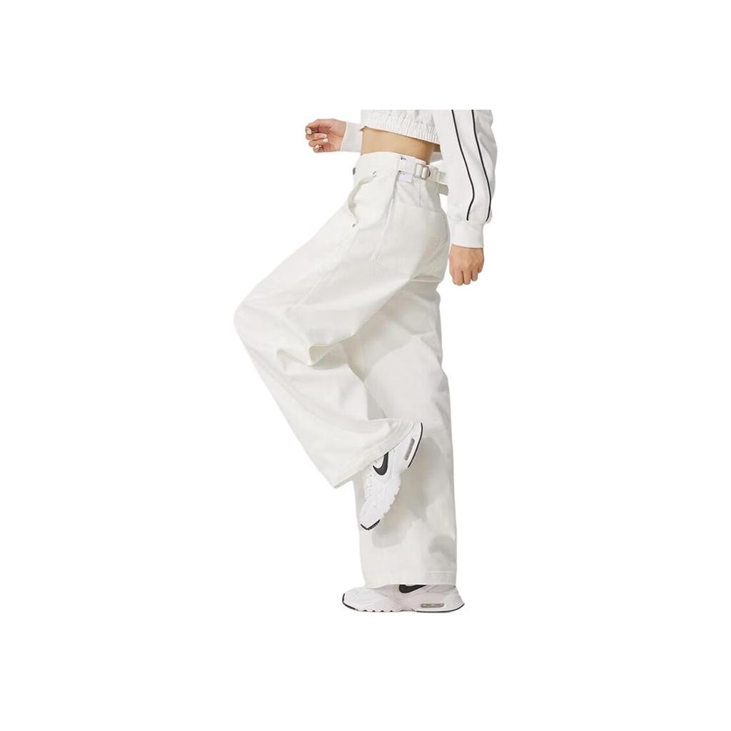 New Nike Casual Pants Women's Ecru HQ9194-133