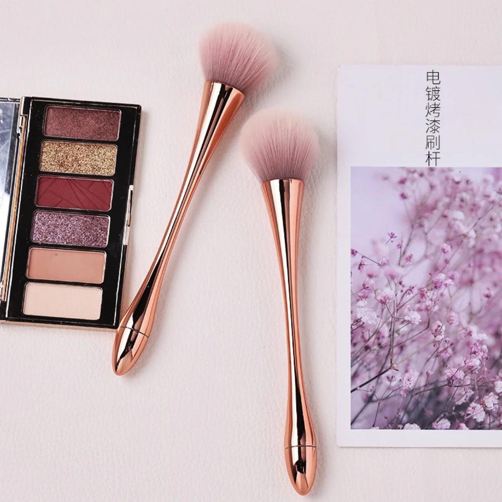 1 szt. Duży Rozmiar Miękki Puszysty Pędzel Profesjonalny z Brokatowym Pudrem do Czyszczenia Pyłu z Paznokci Kobiety Dziewczęta Manicure DIY Narzędzie do Makijażu Piękna