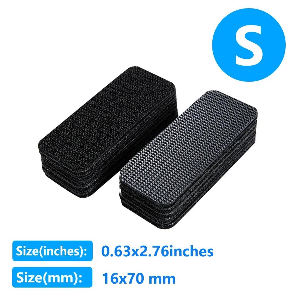 

10x100cm Extra Strong Self-Adhesive Double Sided Hook-and-Loop Fastener Tape for Carpet & Car Fixing 1 Pair