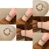 Chic Electroplated Glass Bead Bracelet For Women With Geometric Shapes