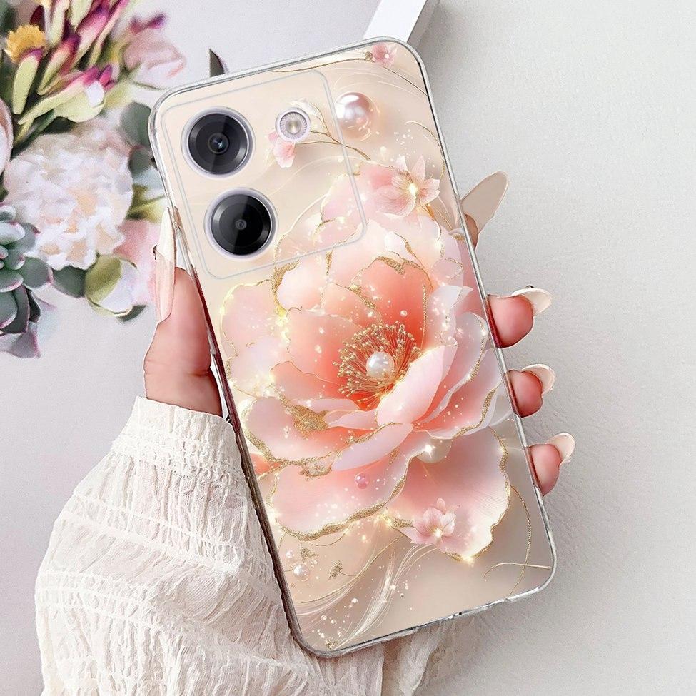 For Xiaomi Poco M7 Pro 5G Case Clear Fashion Luxury Cartoon Funny Cool Painted Soft Phone Case For Poco M7 Pro 5G Back Cover