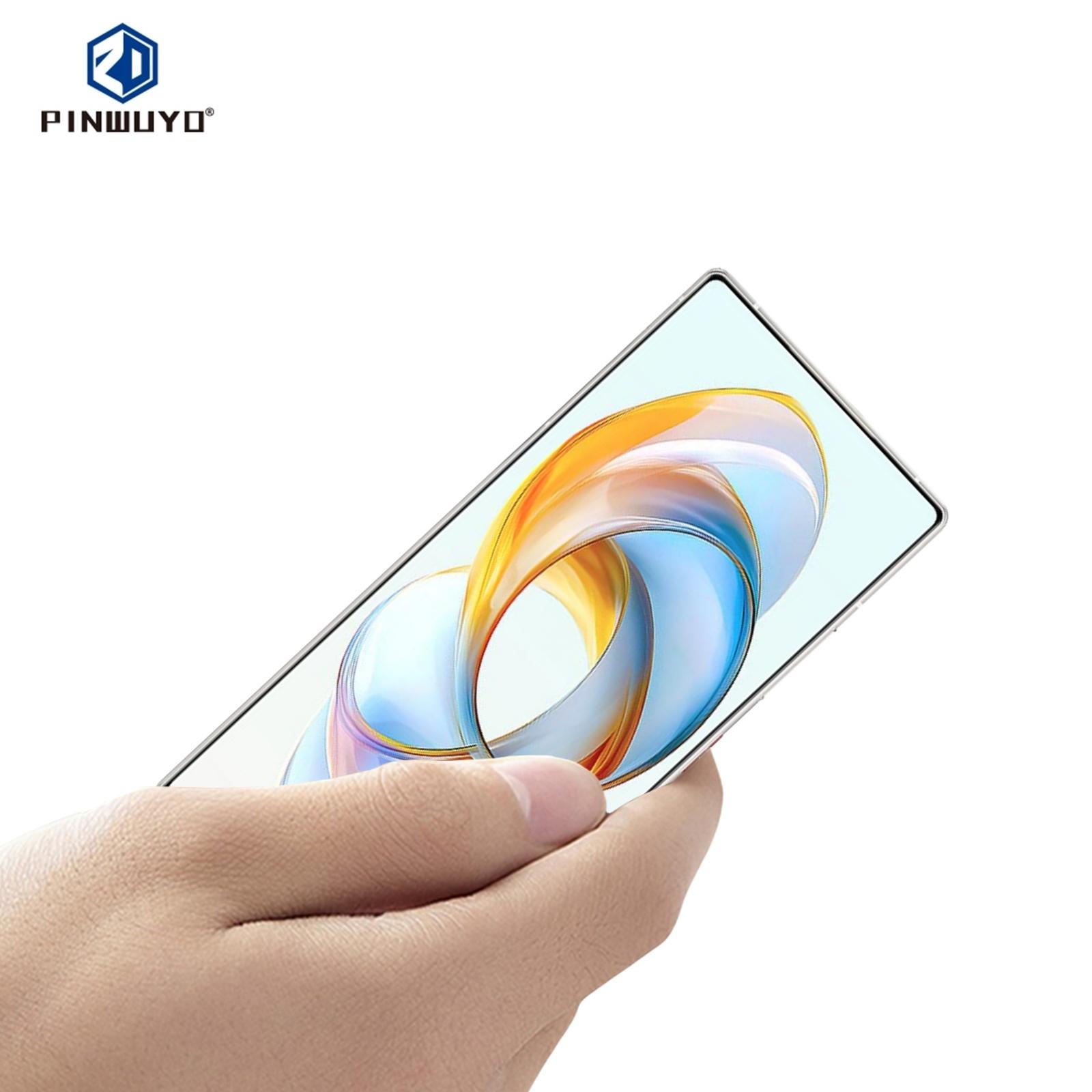 

For ZTE V70 5G Tempered Glass Film PINWUYO JK Series-2 9H Full Screen Protector Black