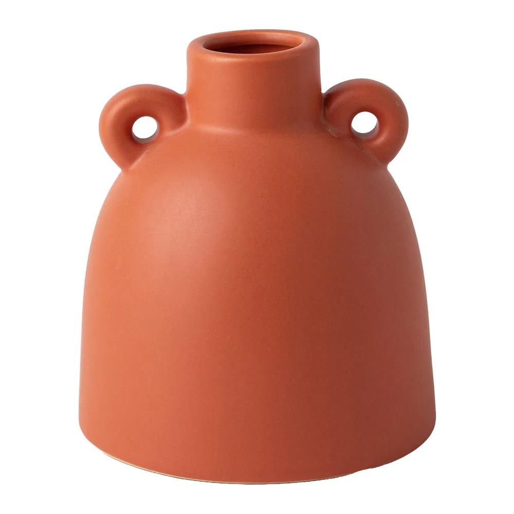 Nordic Ins Binaural Big Belly Vase Ornaments Living Room Bedroom Dining Table Ceramic Storage Jar Crafts Wedding Decoration
