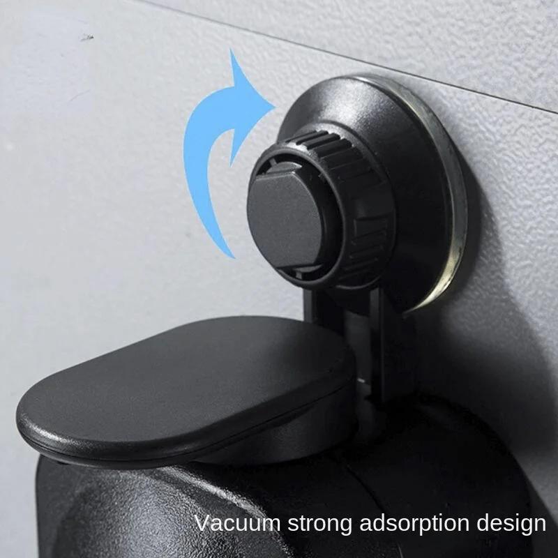 Wall-mounted Liquid Soap Dispenser Hand Back Press Type Liquid Foam Machine Suction Cup Bathroom Liquid Soap Box