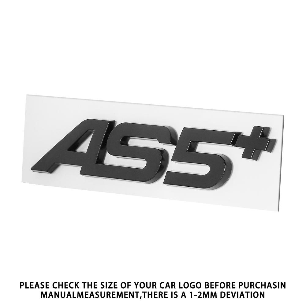 3D Aluminum For T01 AS3 AS4 AS5 AS6 AS7 AS8 AS3+ AS4+ AS5+ AS6+ AS7+ AS8+ Letters Emblem Car Rear Trunk Decoration Logo Sticker 01T