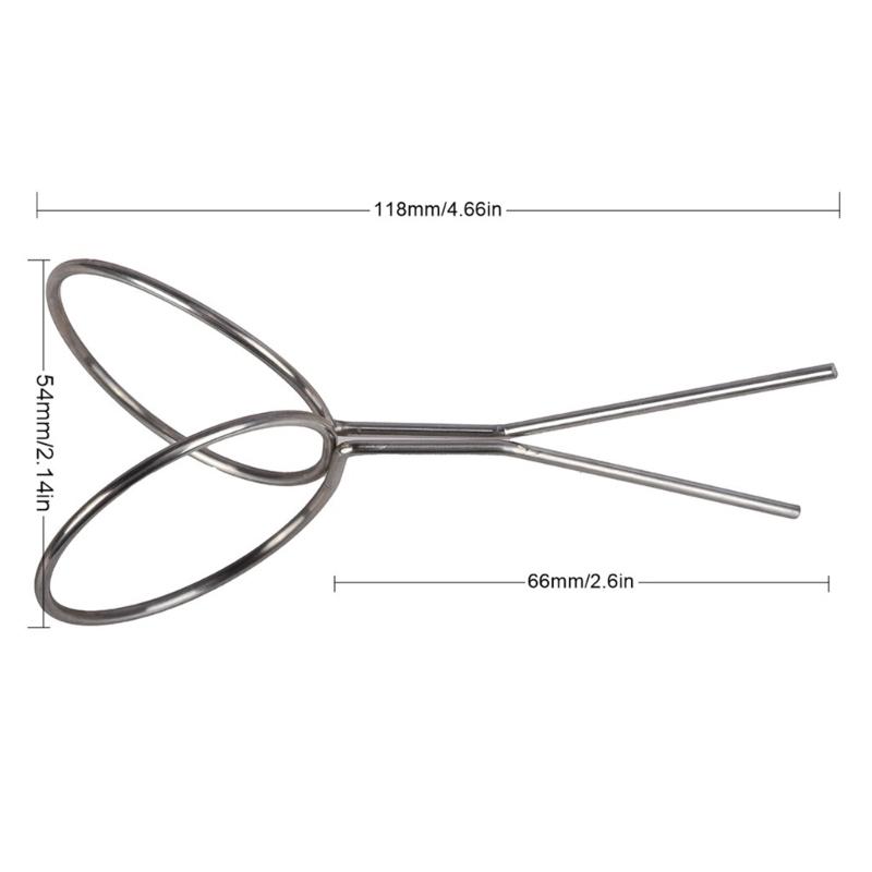 Metal Coil Golf Ball Grabbers Practical Ball Pick Up Tool Convenient Metal Ball Clamp Retrievers Collector Enduring