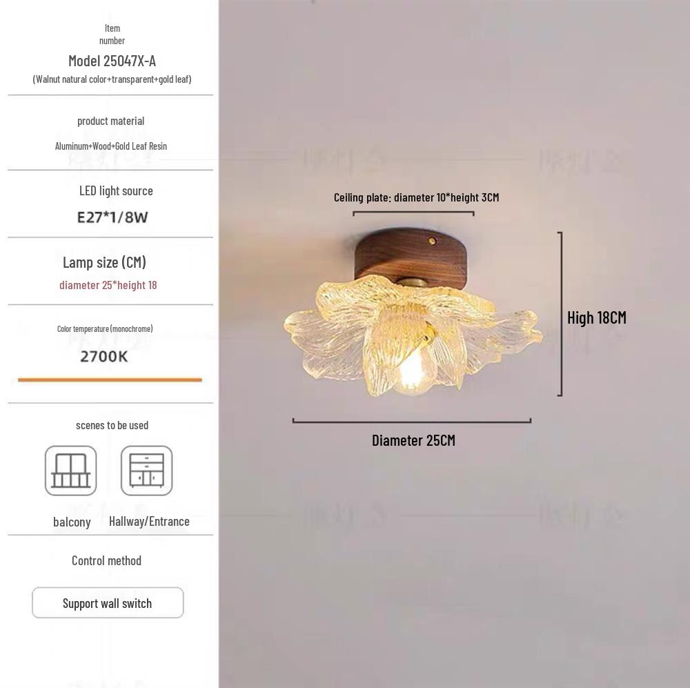 

Китайский ретро подвесной светильник из черного ореха для коридора, прохода, балкона и прихожей