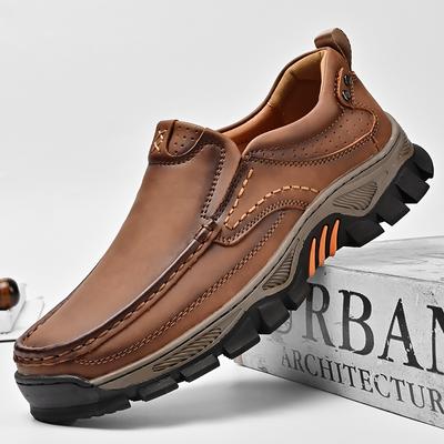 New Leather Casual Business Shoes Outdoor Men's Comfort Loafers Fashion Soft Classic Driving Footwear Non-slip Walking Shoes