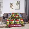 Christmas Shreks Pun Plush Blanket Students  Flannel Throw Blanket For Couch Bed Super Customized Quality Bedspread Gift Idea