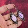 Phosphosiderite Earring Copper Wire Wrapped Earring Phosphosiderite Jewelry Handmade Gemstone Earring Copper Wire Wrap Jewelry Gifts For Her