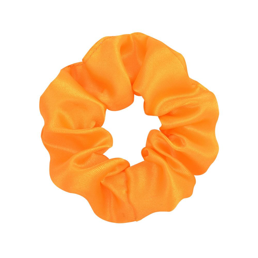Solid Color Large Intestine Hair Band Color Ding Cloth Elastic Hair Band Hair Accessories Headgear Headrope 095