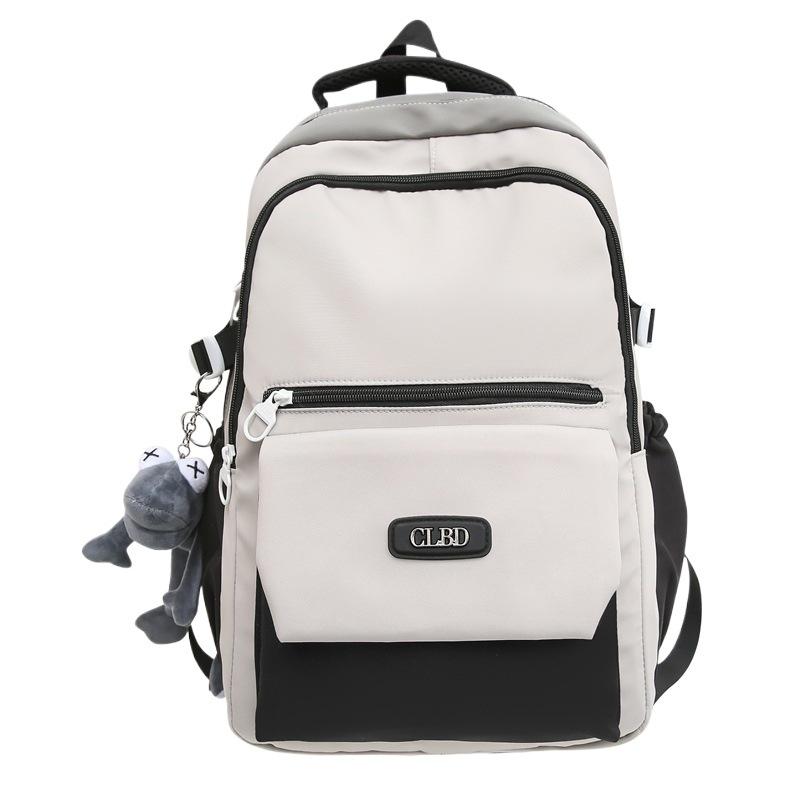 Schoolbag1011 new weight reduction simple backpack junior high school student high school student schoolbag large capacity casual backpack