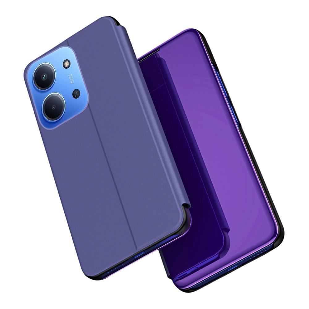 

Для Xiaomi Redmi 15C 4G (Глобальний) (171мм)/Poco C85 4G (171мм) Чохол-книжка зі шкіри з віконцем для перегляду та підставкою