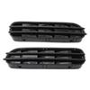 2Pcs Side Fender Air Flow Vent Grill Gloss Black Side Fender Vent Grill Modified Parts for BMW 5 Series M5 E39 E60 E61 1991-2010