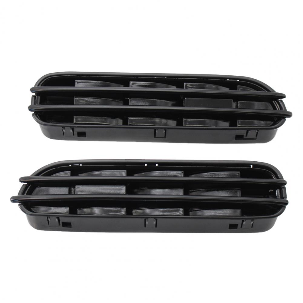 2Pcs Side Fender Air Flow Vent Grill Gloss Black Side Fender Vent Grill Modified Parts for BMW 5 Series M5 E39 E60 E61 1991-2010