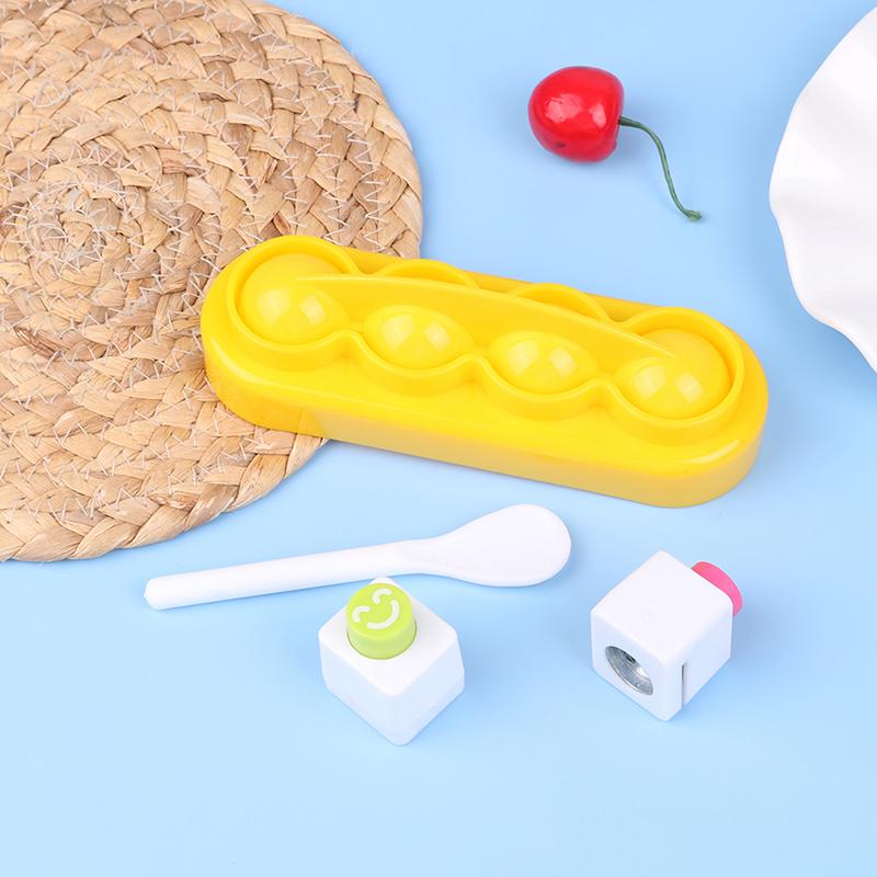 1 Sada Malá Kulovitá Forma na Rýži Děti DIY Kreslená Forma na Sushi Rýžové Kuličky Oběd Kuchyňské Doplňky Pečení Nástroje Rodič-Dítě