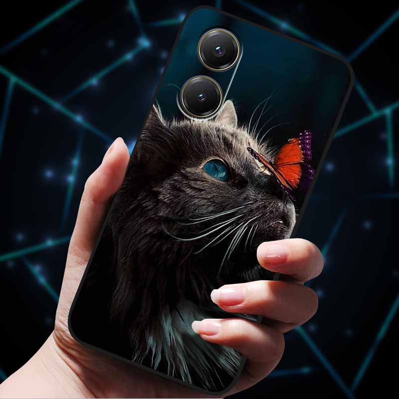 For POCO X7 Pro Case Painted Cats Soft TPU Silicone Protector Cover for Xiaomi POCO X7 Pro 5G Case Fundas Bumper POCOX7Pro Capa