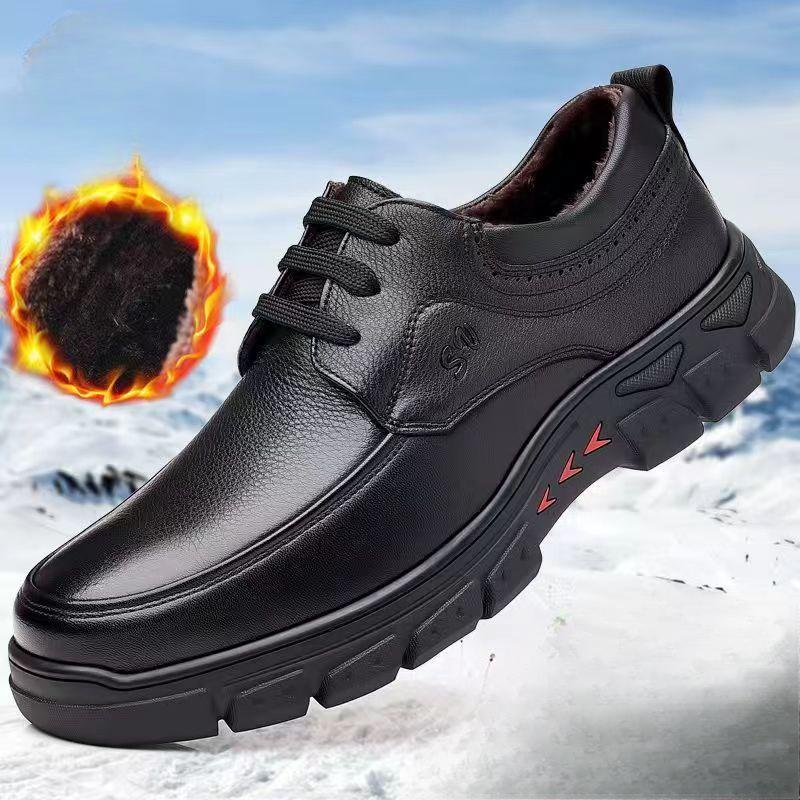 

Кожаные туфли мужские большого размера повседневные кожаные туфли из коровьей кожи мужские туфли для папы 46