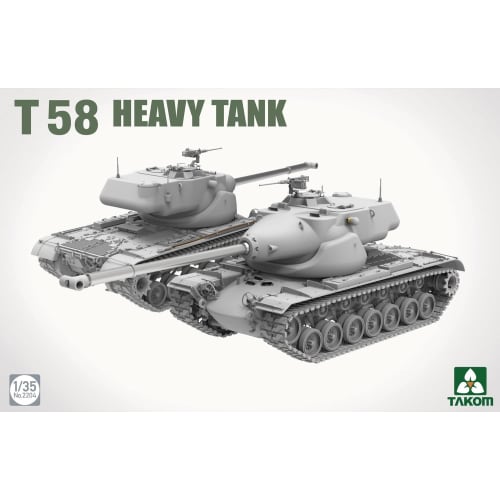 Takom 1/35 T58 Heavy Tank Plastic Model Kit TKO2204 (Tank)