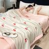 Luxury Embroidered Spring Summer Blanket 4 Pcs Set or 3 Pcs Set or 1 Pcs High-end Breathable Ice Silk Comforter Summer Quilt