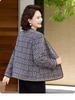 Mom's Chic Short Jacket: Trendy Spring/Autumn Style for Middle-Aged & Elderly Women - Stylish & Versatile Upper Wear for Fashionable Grandmas