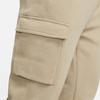 Nike Cargo Trousers Solid Color Logo Embroidery Elastic Waistband Cuffed Knit Sports Pants Men bottoms Light-Brown CD3129-247