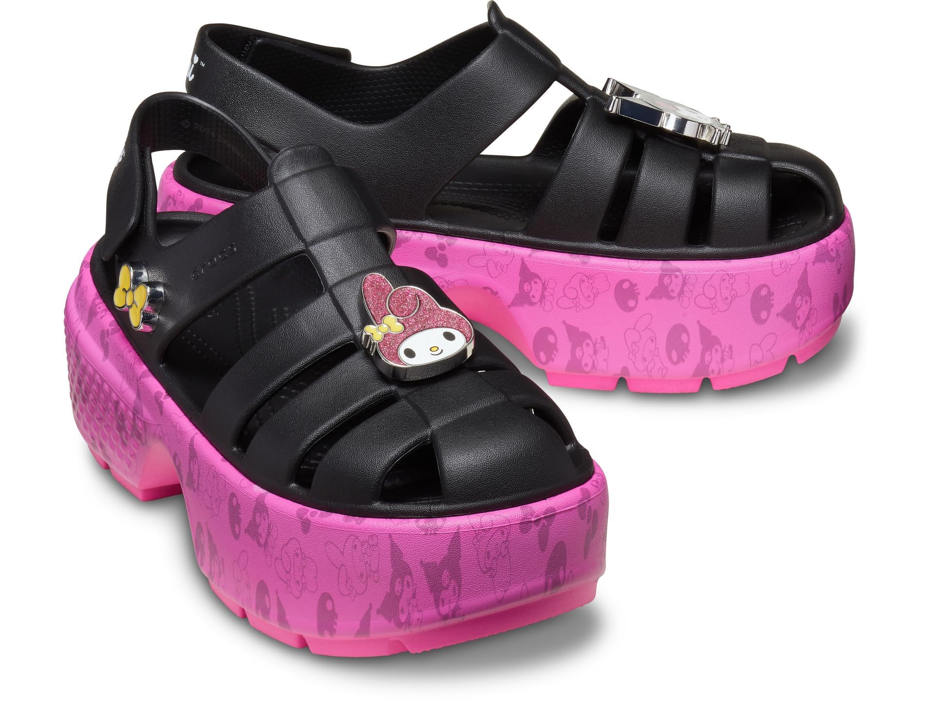 My Melody Kuromi Stomp crocs MY MELODY KUROMI STOMP SANDAL [Crocs Sandals] 210104-100
