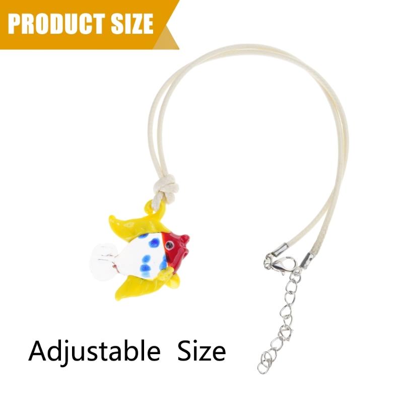 Fish Pendant Necklace Delicate Necklace Adjustable Necklace Comfortable Neck Jewelry Suitable for Various Occasion