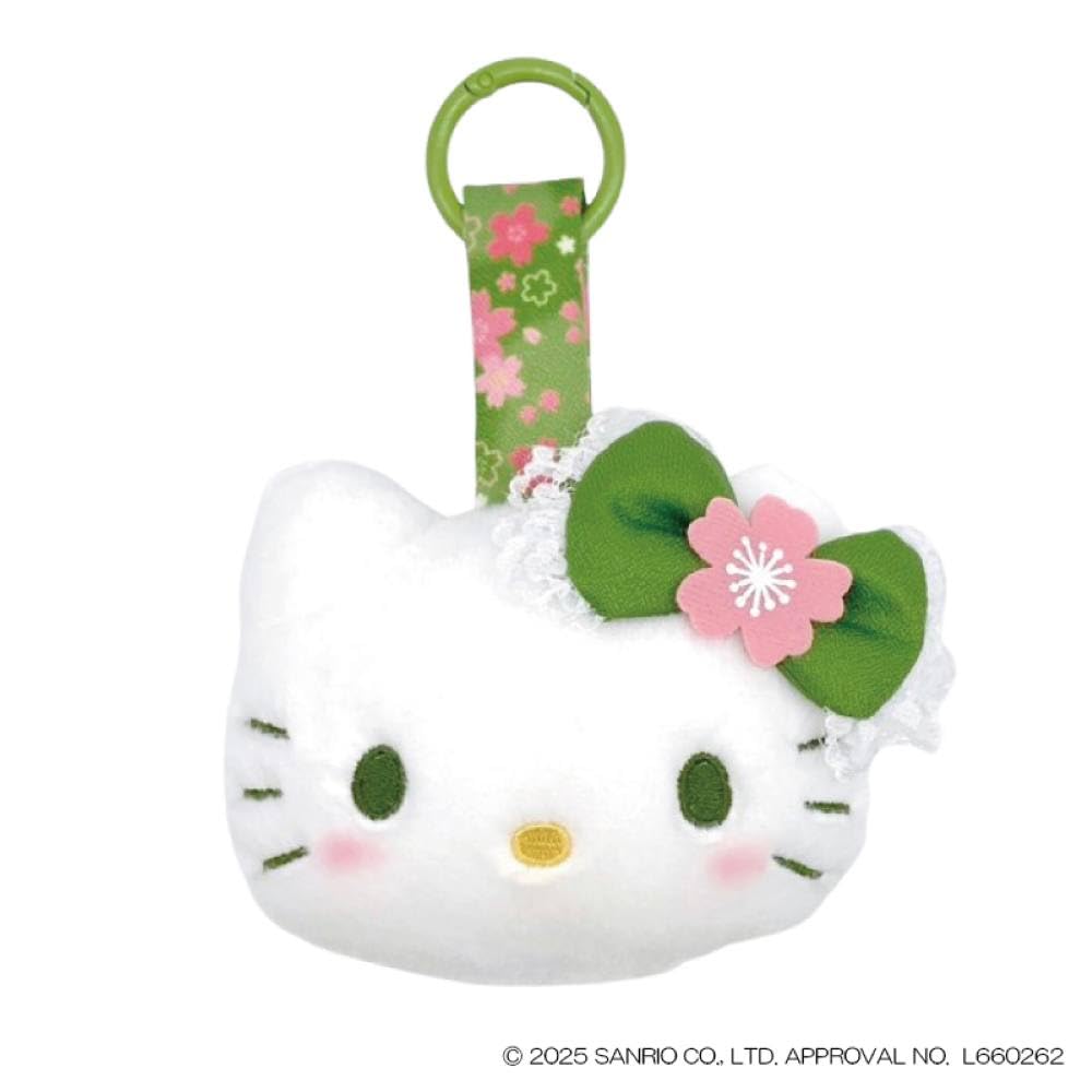 Nakajima Corporation Gesichtsetikett Maskottchen Matcha Kimono Hello Kitty 220691-26