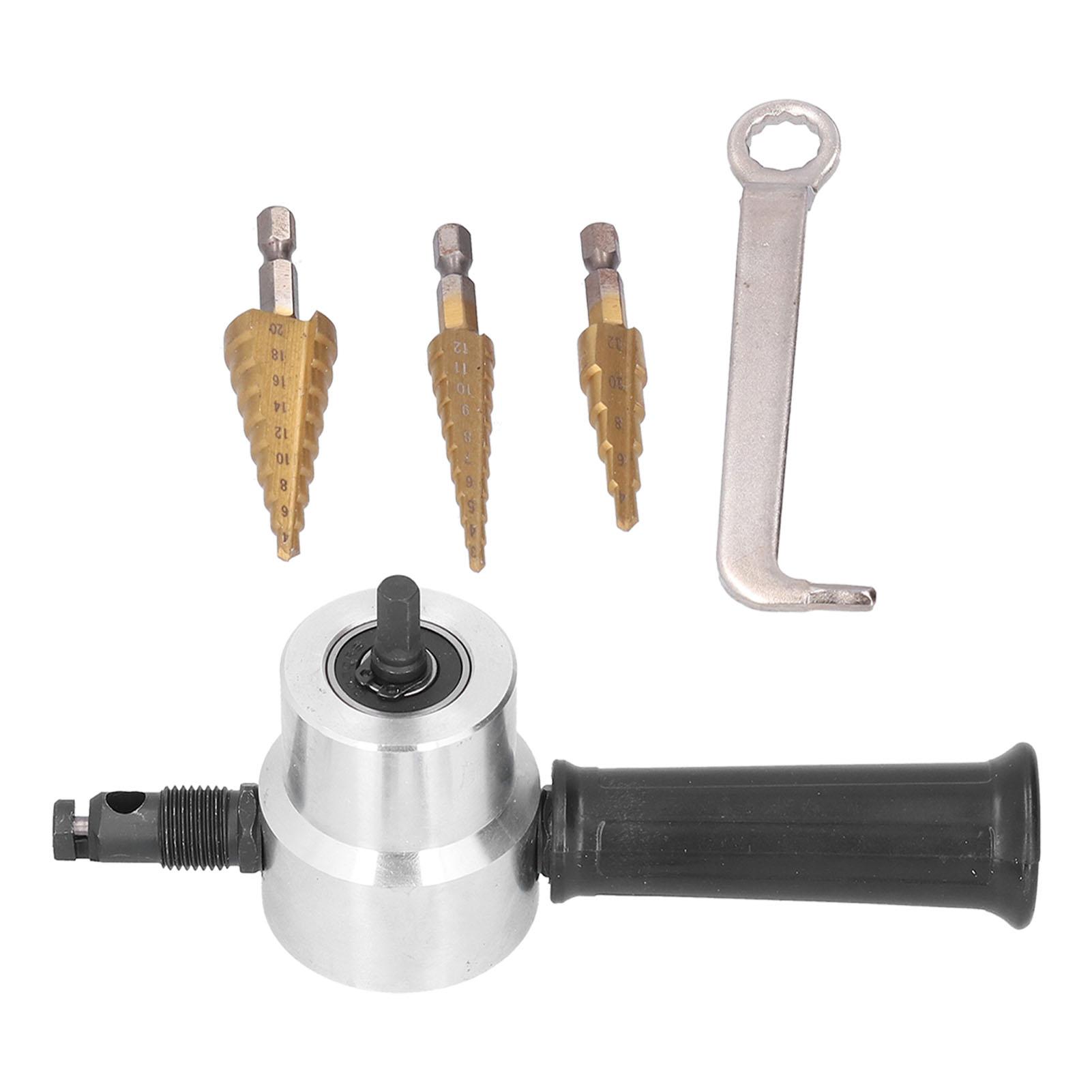 

Двухголовочный вырубной станок Алюминиевый сплав Быстрорежущая сталь Кобальтовые ступенчатые сверла для сверления